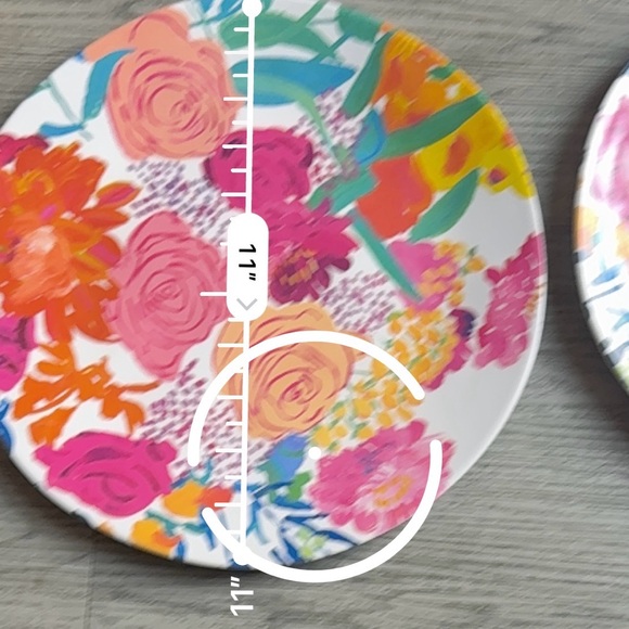 Bridgette Thornton by Anthropologie Floral Patterned Decorative Plates - Picture 6 of 7
